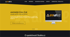 Desktop Screenshot of anoweb.cz