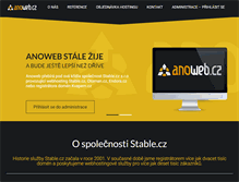 Tablet Screenshot of anoweb.cz
